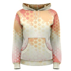 Abstract Floral Print Women s Pullover Hoodie by SpinnyChairDesigns