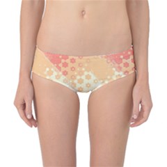 Abstract Floral Print Classic Bikini Bottoms by SpinnyChairDesigns