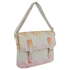 Abstract Floral Print Buckle Messenger Bag by SpinnyChairDesigns