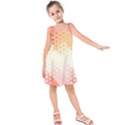 Abstract Floral Print Kids  Sleeveless Dress View1