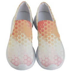 Abstract Floral Print Women s Lightweight Slip Ons by SpinnyChairDesigns