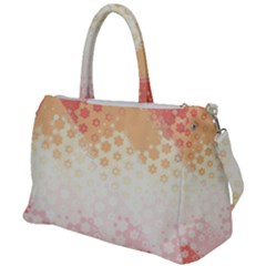 Abstract Floral Print Duffel Travel Bag by SpinnyChairDesigns