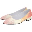 Abstract Floral Print Women s Low Heels View2