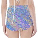 Boho Retro Wildflower Print High-Waisted Bikini Bottoms View2