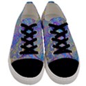 Boho Retro Wildflower Print Men s Low Top Canvas Sneakers View1