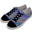 Boho Retro Wildflower Print Men s Low Top Canvas Sneakers View2