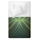 Abstract Green Stripes Duvet Cover (Single Size) View1