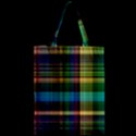 Colorful Madras Plaid Zipper Classic Tote Bag View2