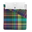 Colorful Madras Plaid Duvet Cover Double Side (Full/ Double Size) View1