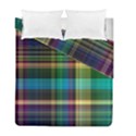 Colorful Madras Plaid Duvet Cover Double Side (Full/ Double Size) View2