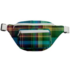 Colorful Madras Plaid Fanny Pack by SpinnyChairDesigns