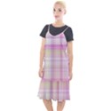 Pink Madras Plaid Camis Fishtail Dress View1