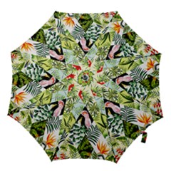 Flamingo Ropical Hook Handle Umbrellas (medium) by designsbymallika