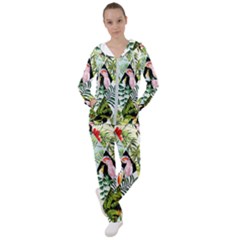 Flamingo Ropical Women s Tracksuit by designsbymallika