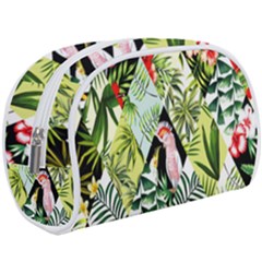 Flamingo Ropical Makeup Case (large) by designsbymallika