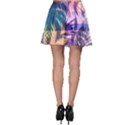 Purple Tropical Pattern Skater Skirt View2