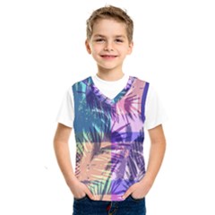 Purple Tropical Pattern Kids  Sportswear by designsbymallika