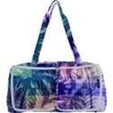 Purple Tropical Pattern Multi Function Bag View1