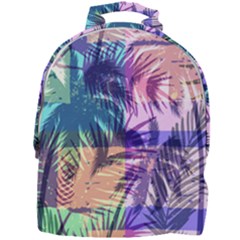 Purple Tropical Pattern Mini Full Print Backpack by designsbymallika