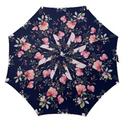 Printed Floral Pattern Straight Umbrellas