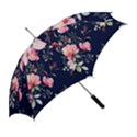 Printed Floral Pattern Straight Umbrellas View2