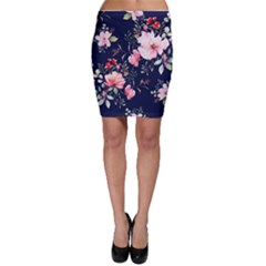 Printed Floral Pattern Bodycon Skirt by designsbymallika