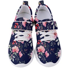 Printed Floral Pattern Women s Velcro Strap Shoes by designsbymallika