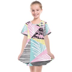 Mosaic Print Kids  Smock Dress by designsbymallika