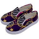 Chain Pattern  Kids  Canvas Slip Ons View2