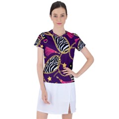 Chain Pattern  Women s Sports Top by designsbymallika