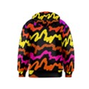 Multicolored Scribble Abstract Pattern Kids  Zipper Hoodie View2