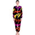 Multicolored Scribble Abstract Pattern OnePiece Jumpsuit (Ladies)  View1