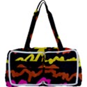 Multicolored Scribble Abstract Pattern Multi Function Bag View1