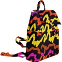 Multicolored Scribble Abstract Pattern Buckle Everyday Backpack View2