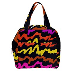 Multicolored Scribble Abstract Pattern Boxy Hand Bag by dflcprintsclothing