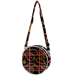 Checks Chain Pattern Crossbody Circle Bag by designsbymallika