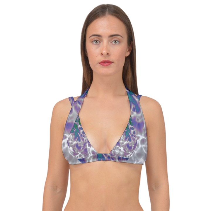 Ninth Level  Double Strap Halter Bikini Top