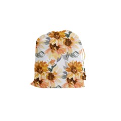 Sunflowers Drawstring Pouch (small)