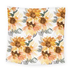 Sunflowers Square Tapestry (large) by Angelandspot