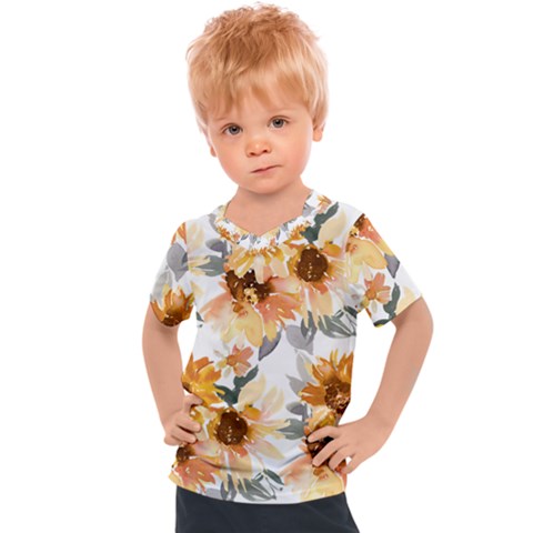 Sunflowers Kids  Sports Tee by Angelandspot