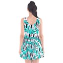 Doodle Art Minimal Drawing Pen Scoop Neck Skater Dress View2