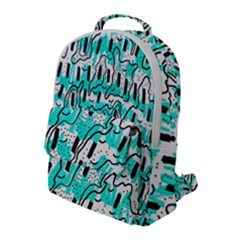 Doodle Art Minimal Drawing Pen Flap Pocket Backpack (large) by HermanTelo