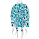 Doodle Art Minimal Drawing Pen Zip Bottom Backpack View3