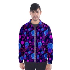 Backgroung Rose Purple Wallpaper Men s Windbreaker by HermanTelo