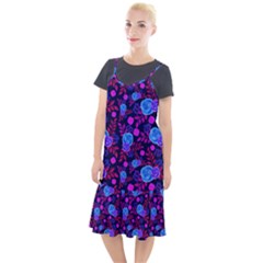 Backgroung Rose Purple Wallpaper Camis Fishtail Dress