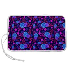 Backgroung Rose Purple Wallpaper Pen Storage Case (l) by HermanTelo