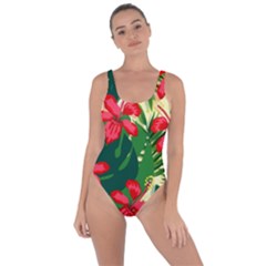 Floral Pink Flowers Bring Sexy Back Swimsuit by Mariart