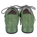 Asparagus Green Butterfly Print Pointed Oxford Shoes View4