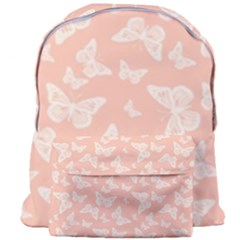 Peaches and Cream Butterfly Print Giant Full Print Backpack