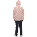 Peaches and Cream Butterfly Print Men s Front Pocket Pullover Windbreaker View2